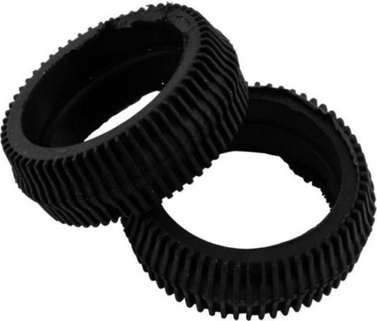 AXA Traction Dynamodoppen Set – Rubber Runner Loopwiel – Vervangset voor HR Traction Dynamo – Anti‑slip – Eenvoudige Montage – Zwart