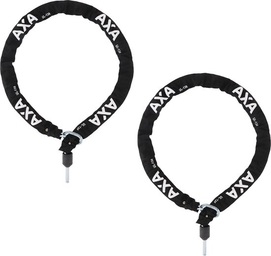 Axa ULC 130 - Insteekketting - Zwart - 2 stuks - Multipack van AXA