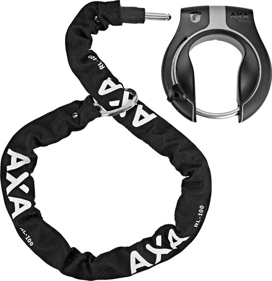 Axa Victory Frameslot + insteekketting 100cm van AXA