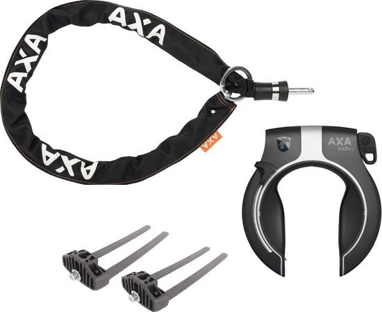 Axa Victory Ringslot + Axa RLC 140 Insteekketting + Axa Flex Mount Bevestigingset van AXA