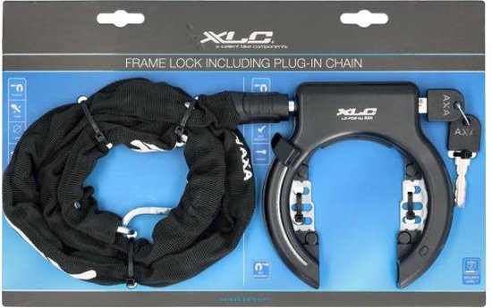 AXA / XLC Fantomas II Fietsslot - Ringslot + Insteekkabel 120cm Ø5.5mm - Zwart van AXA