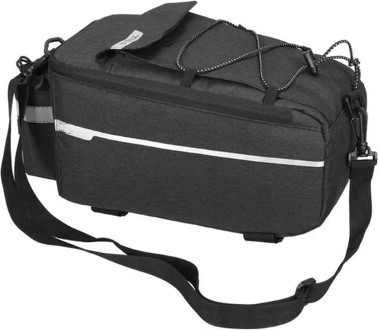 B-Soul Bagagedragertas - 2in1- Koeltas - 7L - Zwart - Incl. schouderband