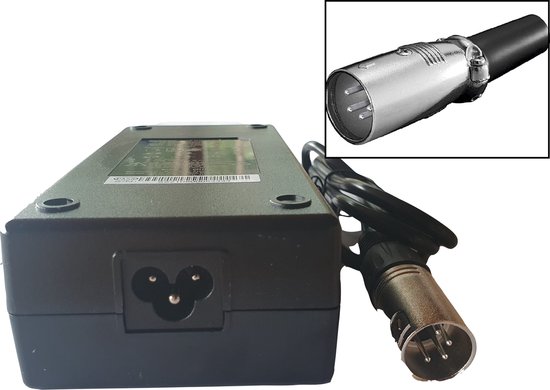 Babboe bakfiets 36v Big-E Dog-E Trike-E 36volt XLR 4-polig lader - oplader van Babboe