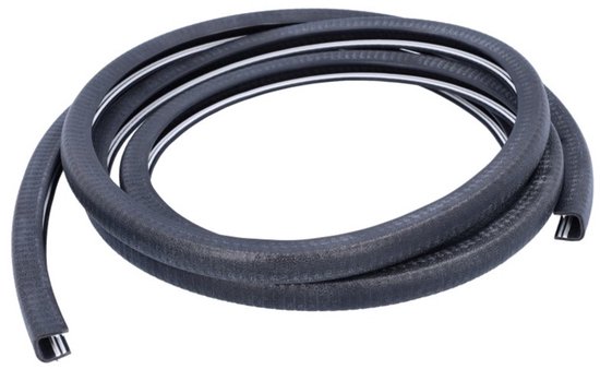Babboe bakrand zwart - Model Curve - 300,5 cm van Babboe