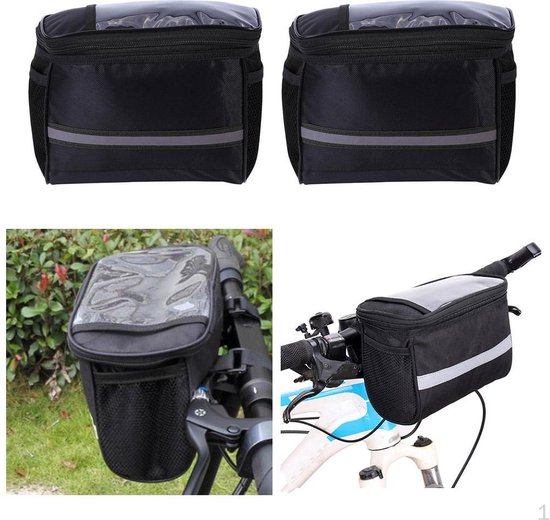 Bagagedragertas - Bicycle Bag - Fietstas - Koeltas - Bike bag - Bikepacking Tas Houder - Tas Fiets Geschikt voor: iPhone / Samsung / Oppo / Nokia / Xiaomi van Merkloos