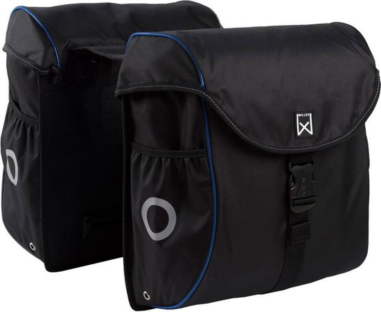 Bagagetas 300 serie 38 liter Zwart/Blauw van Decathlon