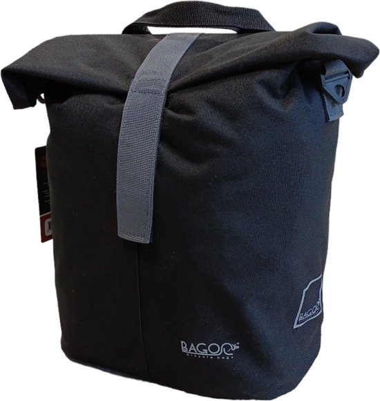 Bagoo Shopperfietstas - 14L - Rolsluiting - Schouderriem - Handvat van Merkloos