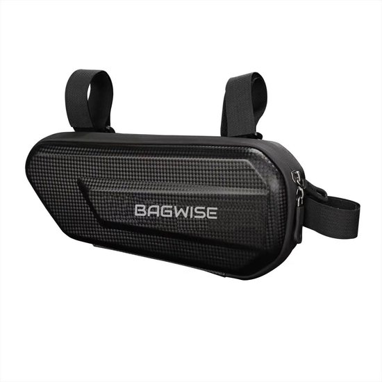 Bagwise® - Fiets Frametas - Bike Frame storage bag - Elektrische Fiets - E-Bike - Fat Bike - Waterdicht - 1103 - Zwart van Bagwise