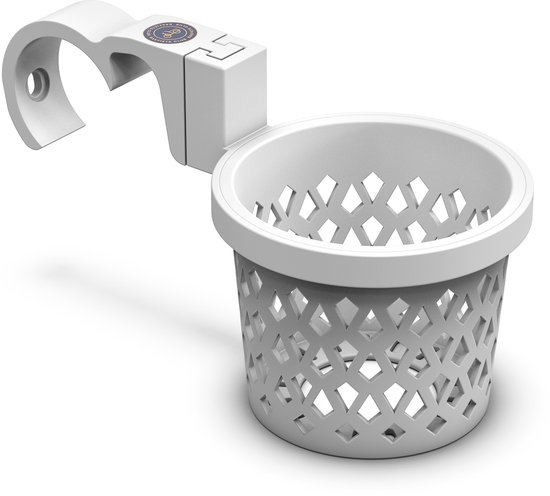 Bakfiets club bekerhouder Wit - Club Mount - Geschikt voor Urban Arrow family. van Bakfiets