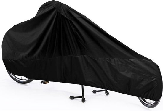 Bakfiets hoes - Waterdicht - CargoBike - Dolly - Cargo 2 Wieler Fietshoes - A-Kwaliteit - Zwart van Bakfiets