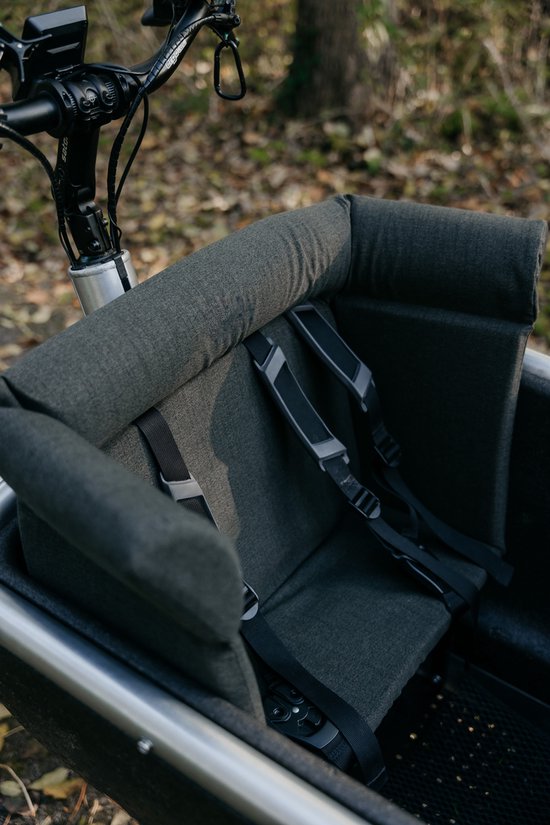 Bakfiets kussen - Gazelle Maki - Kussie Mee- Dark grey -Maat S van Kussie Mee