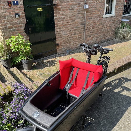 Bakfiets kussen Urban Arrow - Rood van Bakfiets