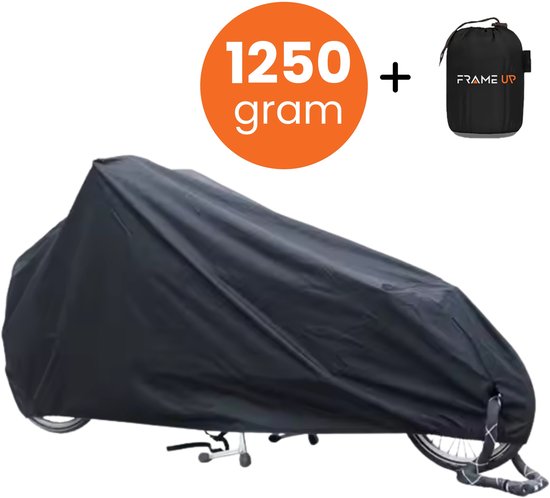Bakfietshoes waterdicht – 420D Oxford bakfiets hoes - Geschikt voor o.a Urban Arrow, Lovens, Babboe, Vogue, Dolly - met en zonder tent/huif van Merkloos