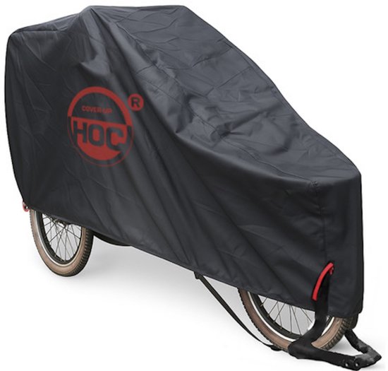 Bakfietshoes Waterdicht – Geschikt voor Grote Bakfiets – UV-bestendig & Ademend – Met Slotgaten – Inclusief Opbergzak – Zwarte Fietshoes van Nuvance