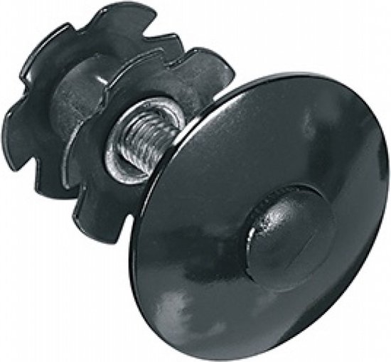 Balhoofdplug Ergotec 1-1/8 - zwart van Ergotec