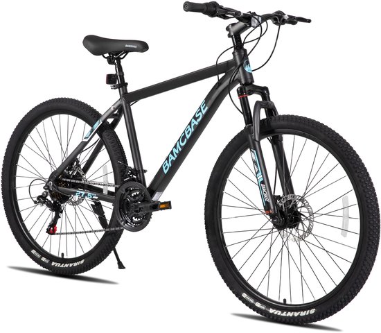 Bamcbase Sedona voorvering mountainbike - 26" - aluminium frame - 21 versnellingen - Zwart