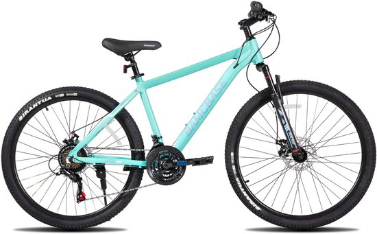 Bamcbase Sedona voorvering mountainbike - 27.5" - aluminium frame - 21 versnellingen - Groen