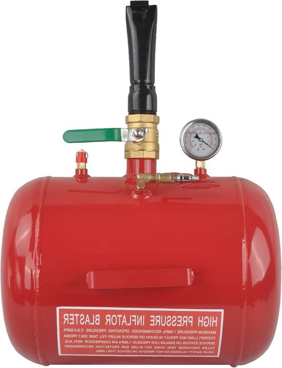 Banden Bead Seater - Banden Inflator - Banden Plaatsen - Snel en Eenvoudig - 7.5 Gallon - Rood