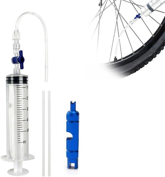 Bandenafdichtmiddel Injector voor Tubeless Fietsen - Eenvoudig en Effectief