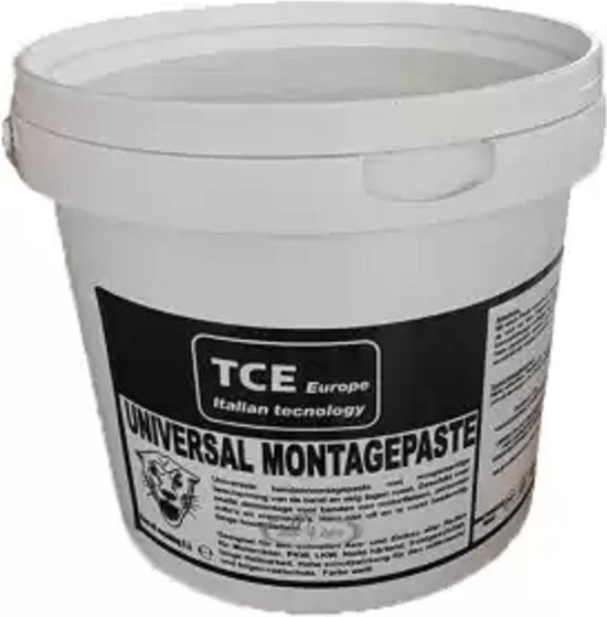 Bandenmontagepasta 1 kg transparant-bandenvet emmer a 1kg-bandenvet Wit 1 kg van Merkloos