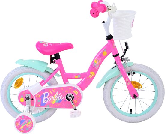 Barbie Kinderfiets - Meisjes - 14 inch - Roze van Barbie