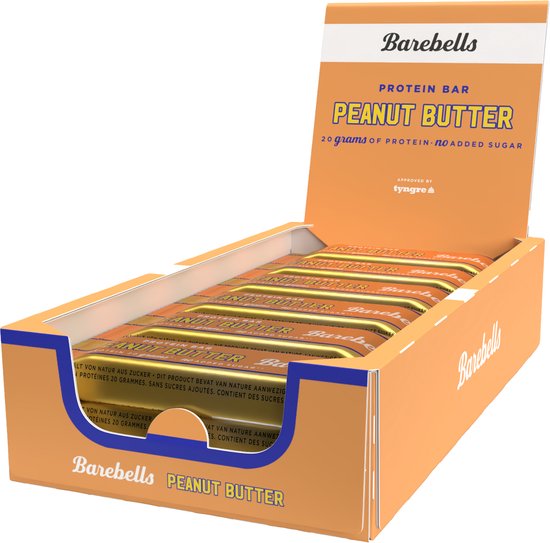 Barebells Protein Bar - Eiwitreep - Eiwitrepen - Proteine Repen - Peanut Butter - 12x55 gram (660 gram)