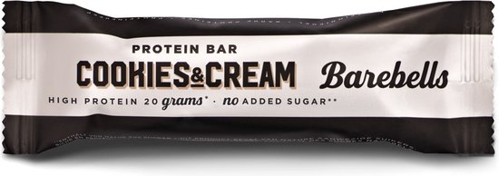 Barebells - Protein Bars (Cookies/Cream - 12 x 55 gram) - Eiwitreep - Energiereep