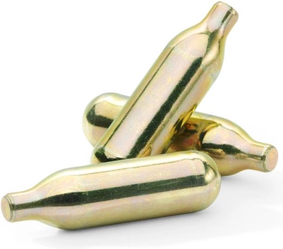 BarUp Koolzuurpatronen – 7,8 gram CO₂ – 10 stuks – aluminium van Merkloos