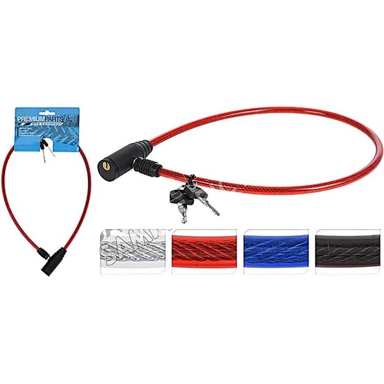 Basic - Fietsslot 65 cm Assorti - 30 Dagen Niet Goed Geld Terug van Basi