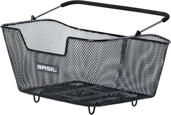 Basil Base M Multi System Fietsmand - Achter - Staal - Zwart - Medium van Basil