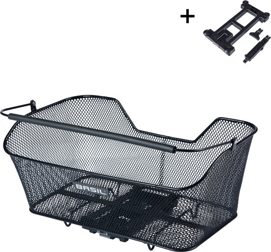 Basil Base XL MIK achtermand, zwart (Eco bodem) van Basi