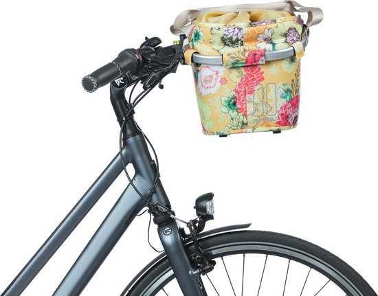 Basil Bloom Field Carry all Fietsmand KF - Voorop - 15 Liter - Geel van Basil