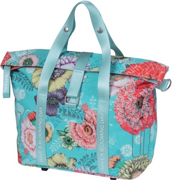 Basil Bloom Field Fietshandtas MIK - Voorop en Achterop - 8-11 Liter - Blauw van Basil