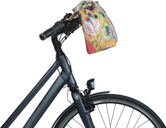 Basil Bloom Field Fietshandtas MIK - Voorop en Achterop - 8-11 Liter - Geel van Basil