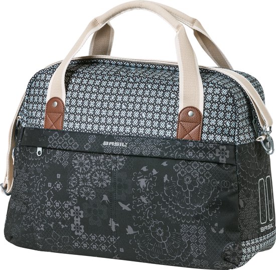 Basil Bohème Fietsschoudertas - Enkele Fietstas - Zwart - 18 Liter van Basil