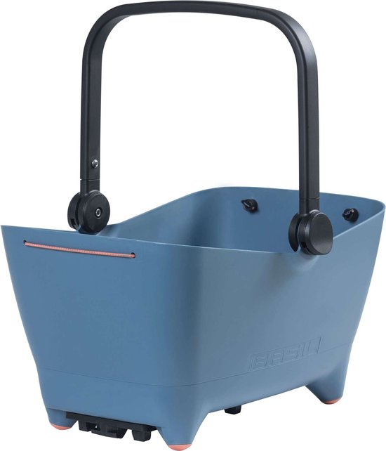 Basil Buddy hondenfietsmand MIK, faded denim van Basil