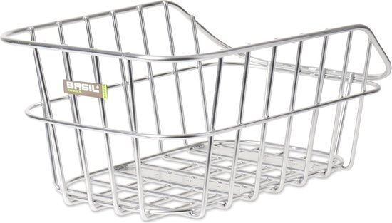 Basil Cento Alu Fietsmand - Achter - Aluminium van Basil