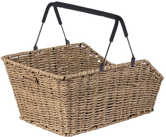 Basil Cento Rattan Look achtermand MIK, seagrass -kunststof rotan - van Basil