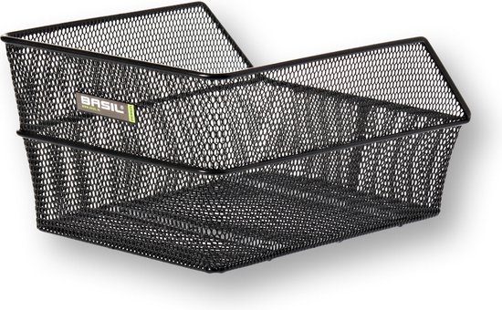 Basil Cento S Fietsmand - Achter - Staal - Small - Zwart van Basil