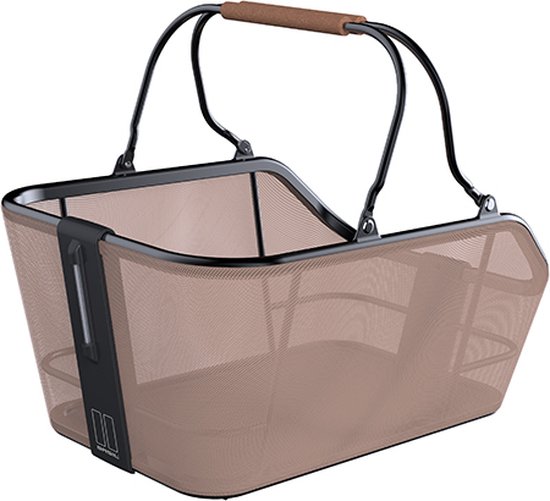Basil Cento Tech Fiber Nordlicht Fietsmand MIK - Achterop - Bruin van Basil