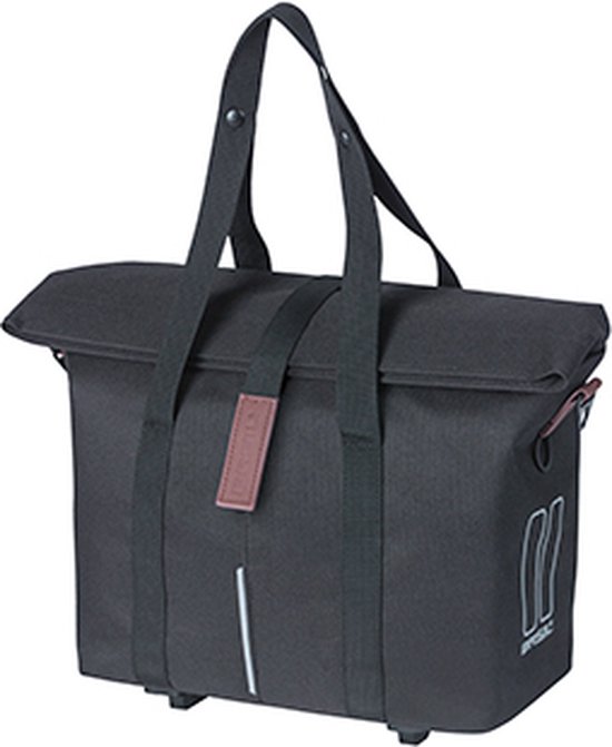 Basil City Fietshandtas MIK - 8-11 Liter - Voorop/Achterop - Zwart van Basil