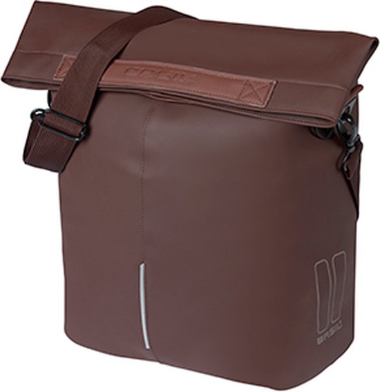 Basil City Fietsshopper - Enkele Fietstas - 14-16 Liter - Roasted Bruin van Basil