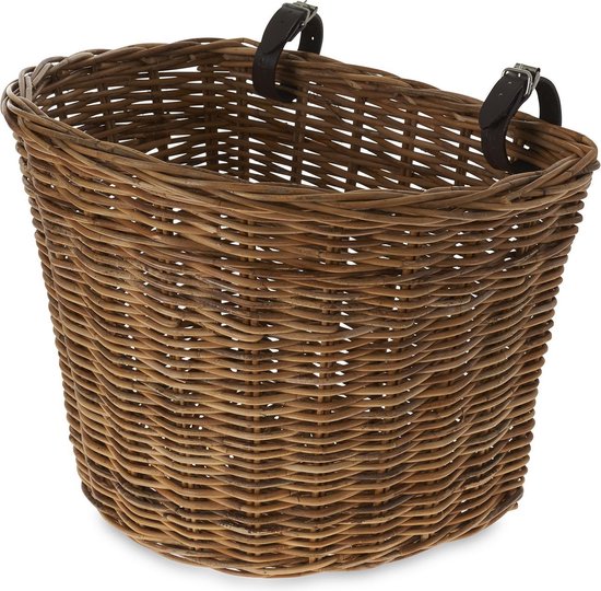 Basil Darcy L Fietsmand - Voor - Inclusief Riempjes - Bruin van Basil