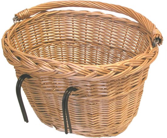 Basil Denver Fietsmand - Voor of Achter - Inclusief Haken - Bruin van Basil
