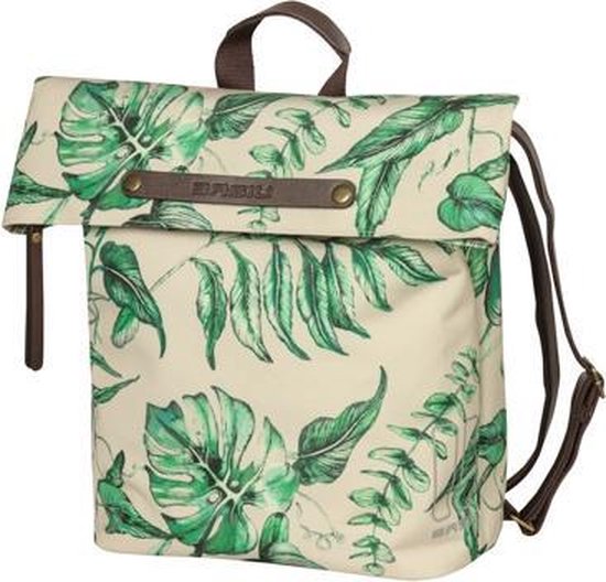 Basil Ever-Green Enkele fietstas - Beige - 19 Liter van Basil