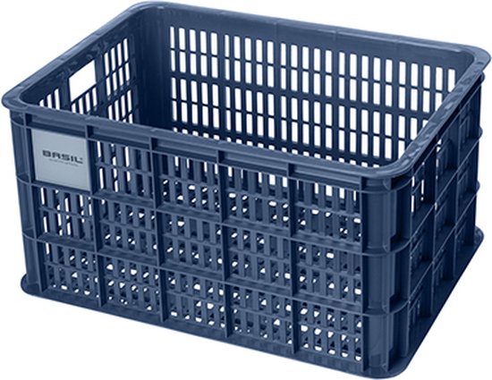 Basil Fietskrat L - Groot - 40 Liter - Blauw van Basil