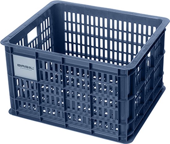 Basil Fietskrat M - Medium - 29.5 Liter - Blauw van Basil
