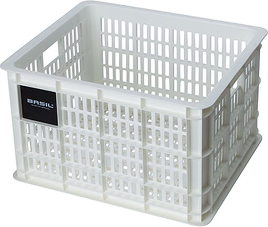 Basil Fietskrat M - Medium - 29.5 Liter - Wit van Basil