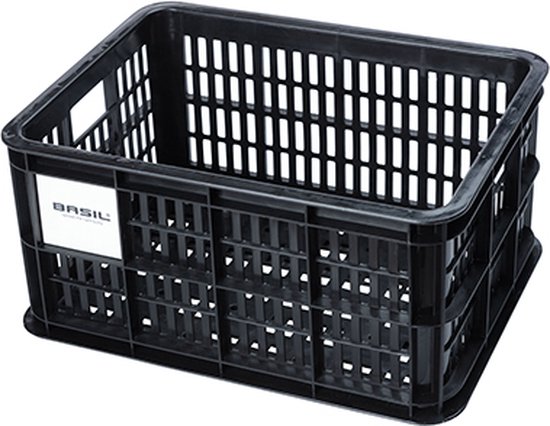 Basil Fietskrat S - Klein - 17.5 Liter - Zwart van Basil