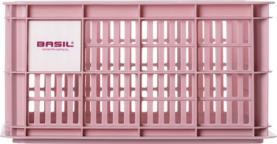 Basil Fietskrat S - Small - 17.5 Liter - Roze van Basil